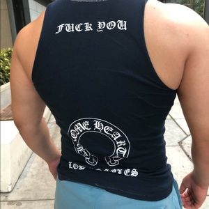 Chrome hearts tank top for sale